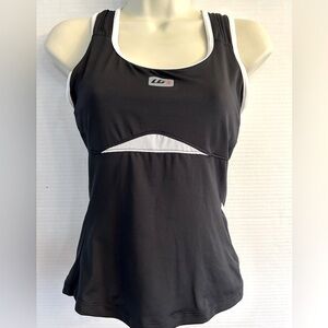 Garneau women’s cycling black & white tank top in size Small.‎  I3
